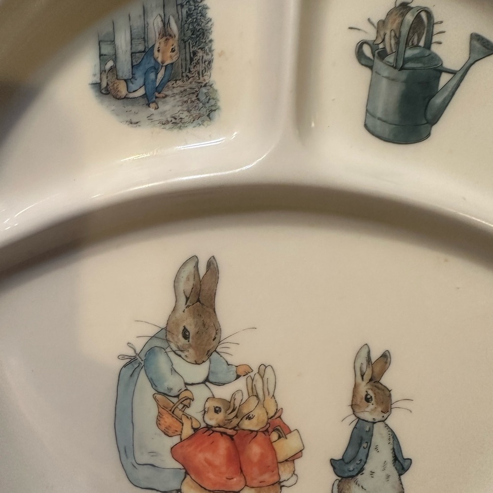 Peter Rabbit and Friends Divided Plate - Picture 2 of 3